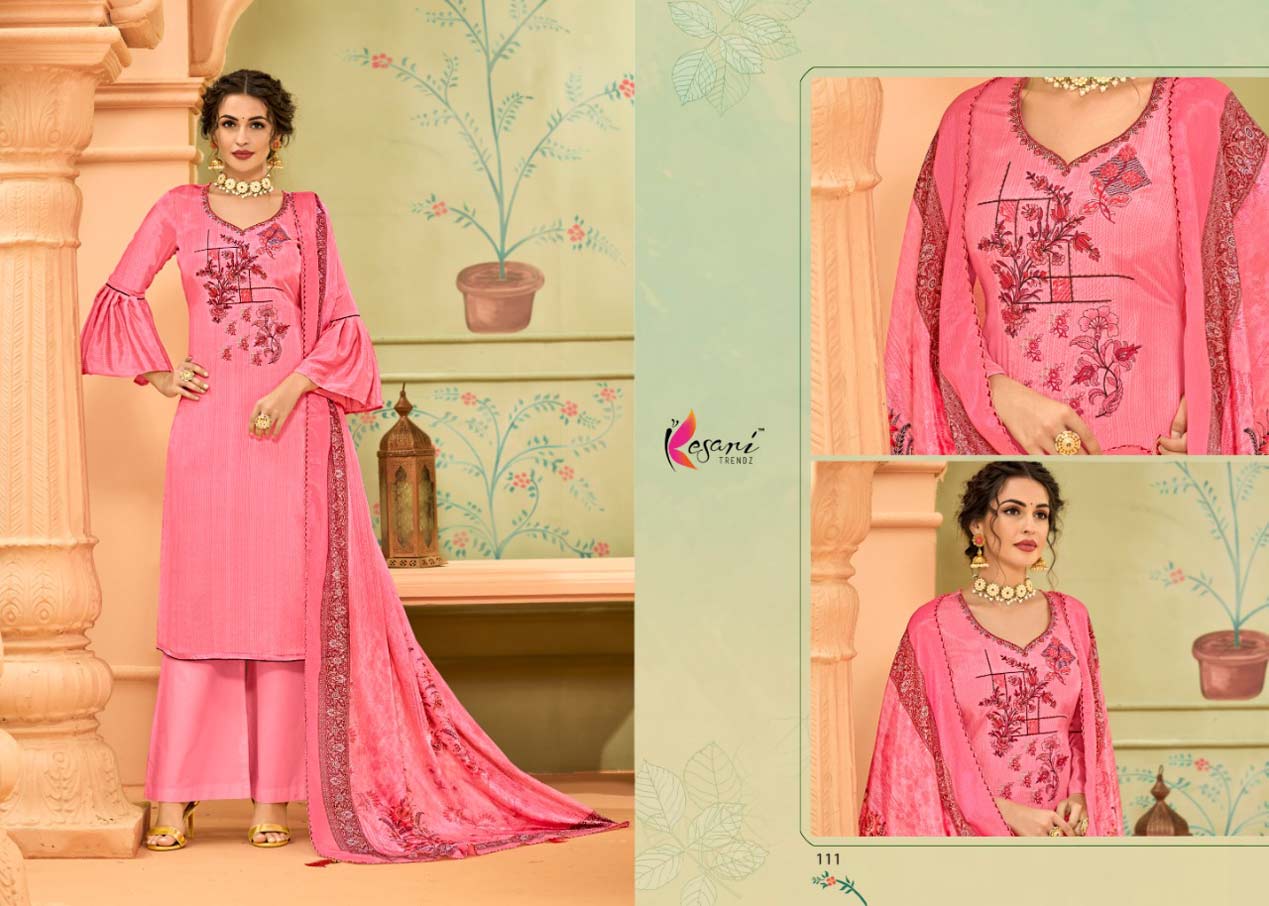 Amira Vol-2 Kesari Trendz Crepe Silk Dresses Amira Vol-2 Kesari Trendz Crepe Silk Dresses